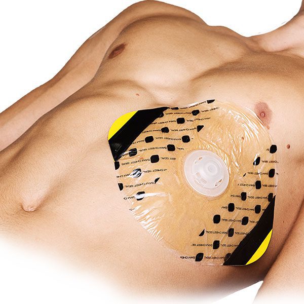 APÓSITO TORÁCICO SAM CHEST SEAL C/VÁLVULA - Imagen 3