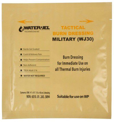 APÓSITOS PARA QUEMADURAS WATERJEL MILITAR - Imagen 2
